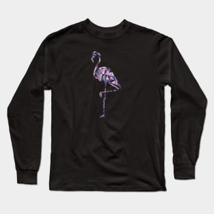 Gradient Flamingo Long Sleeve T-Shirt